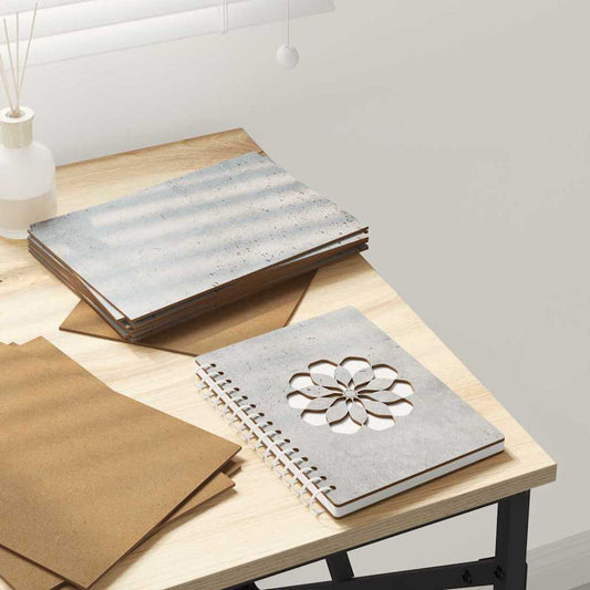 Decorpanelen 150 pcs Beton Grijs 15 x 21 x 0.27 cm Bewerkt hout is nu te koop bij PeponiXL, paradijselijk wonen!