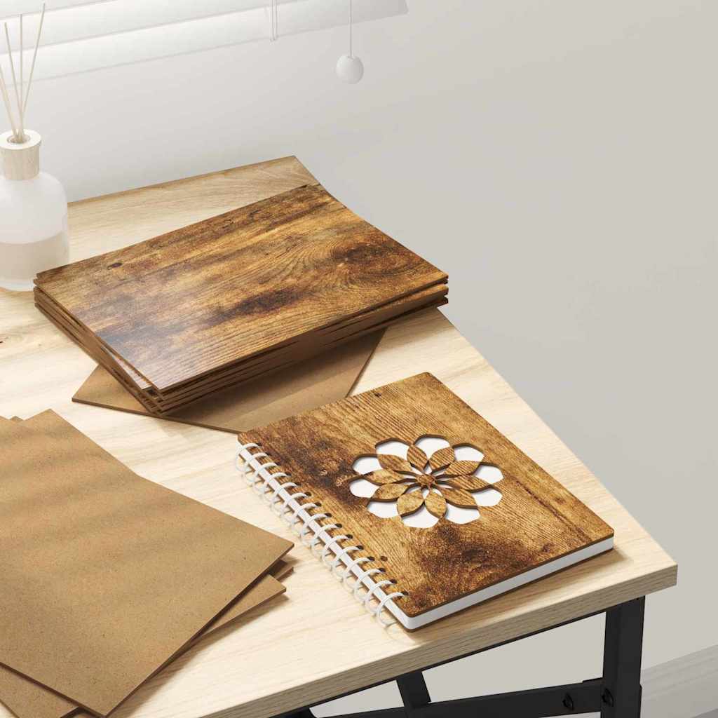 Decorpanelen 150 pcs Gerookt eiken 15 x 21 x 0.27 cm is nu te koop bij PeponiXL, paradijselijk wonen!