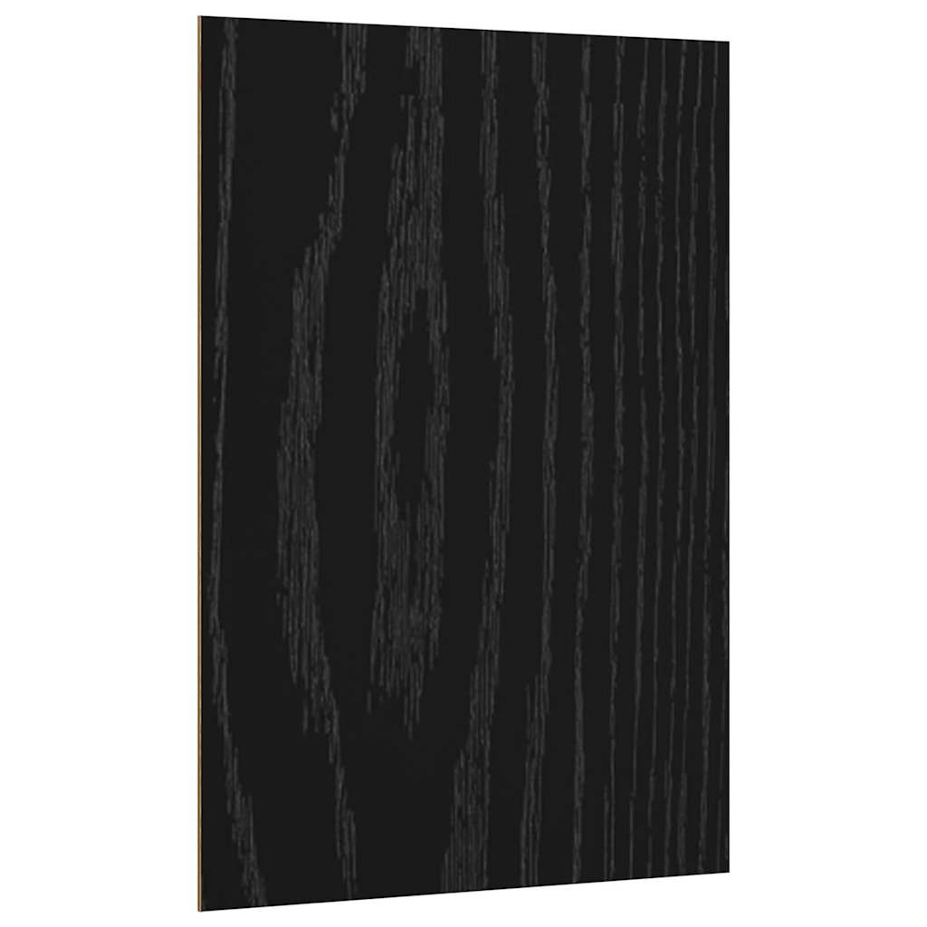 Decorpanelen 12 pcs Zwart Eiken 21 x 30 x 0,27 cm Bewerkt hout is nu te koop bij PeponiXL, paradijselijk wonen!