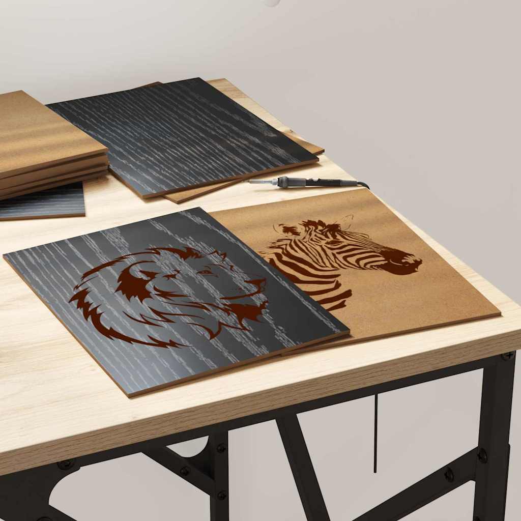 Decorpanelen 50 pcs Zwart Eiken 21 x 30 x 0,27 cm Bewerkt hout is nu te koop bij PeponiXL, paradijselijk wonen!