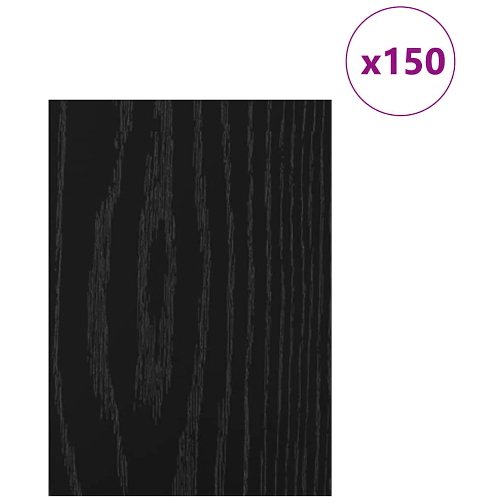 Decorpanelen 150 pcs Zwart Eiken 21 x 30 x 0,27 cm Bewerkt hout is nu te koop bij PeponiXL, paradijselijk wonen!