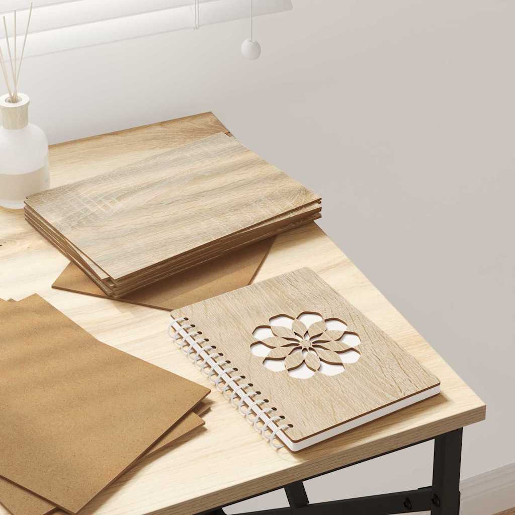 Decorpanelen 12 pcs Sonoma Eiken 21 x 30 x 0,27 cm Bewerkt hout is nu te koop bij PeponiXL, paradijselijk wonen!
