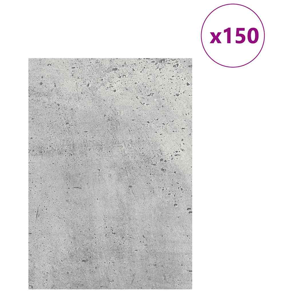 Decorpanelen 150 pcs Beton Grijs 21 x 30 x 0,27 cm Bewerkt hout is nu te koop bij PeponiXL, paradijselijk wonen!