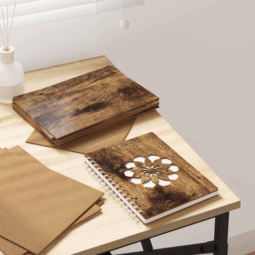 Decorpanelen 50 pcs Gerookt eiken 21 x 30 x 0,27 cm is nu te koop bij PeponiXL, paradijselijk wonen!