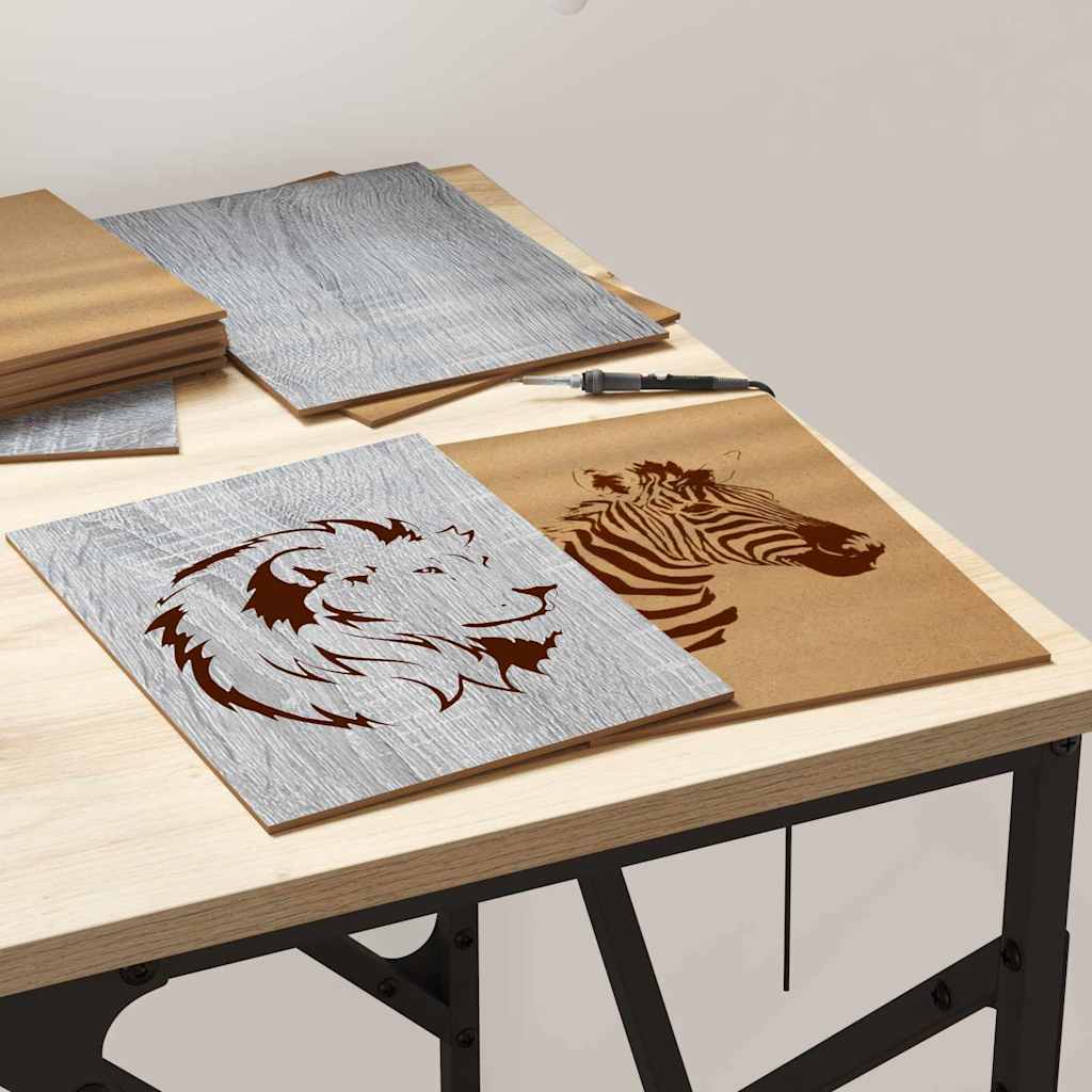 Decorpanelen 50 pcs Grijs Sonoma 21 x 30 x 0,27 cm Bewerkt hout is nu te koop bij PeponiXL, paradijselijk wonen!