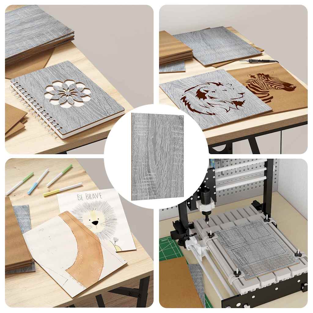 Decorpanelen 150 pcs Grijs Sonoma 21 x 30 x 0,27 cm is nu te koop bij PeponiXL, paradijselijk wonen!