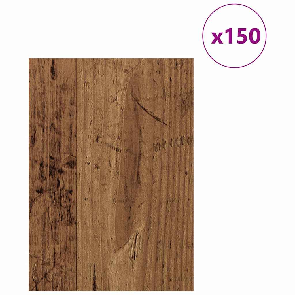 Decorpanelen 150 pcs Oudhout 21 x 30 x 0,27 cm Bewerkt hout is nu te koop bij PeponiXL, paradijselijk wonen!