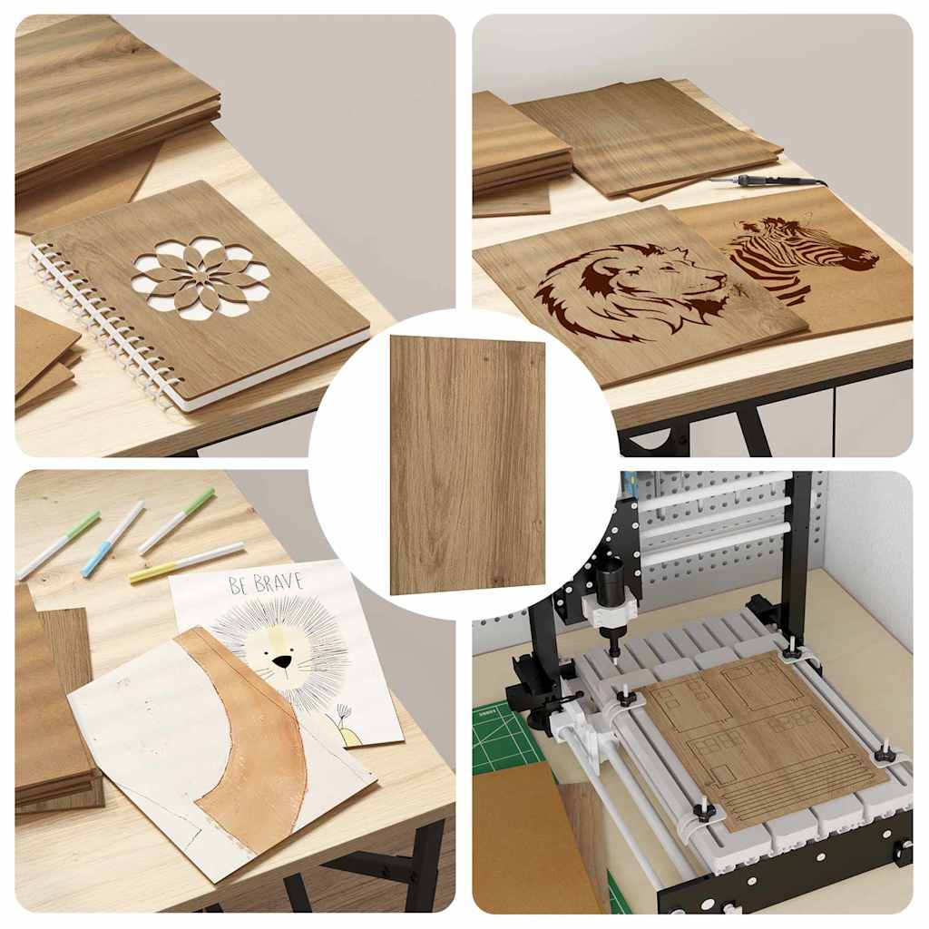 Decorpanelen 50 pcs Artisan Eiken 21 x 30 x 0,27 cm is nu te koop bij PeponiXL, paradijselijk wonen!