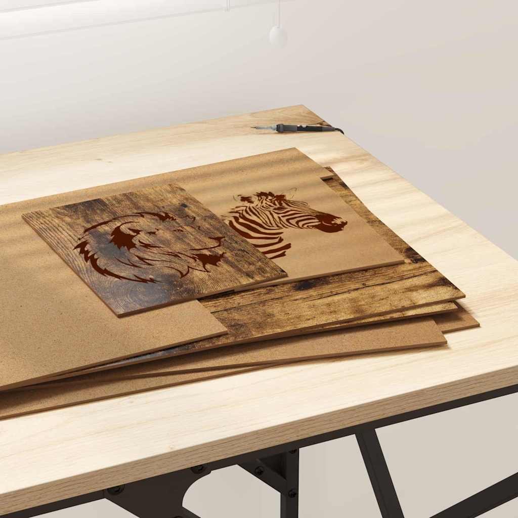 Decorpanelen 50 pcs Gerookt eiken 30 x 42 x 0.27 cm is nu te koop bij PeponiXL, paradijselijk wonen!