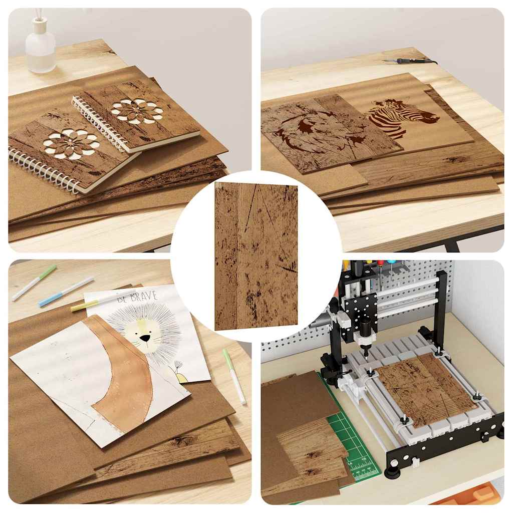 Decorpanelen 50 pcs Oudhout 30 x 42 x 0.27 cm Bewerkt hout is nu te koop bij PeponiXL, paradijselijk wonen!