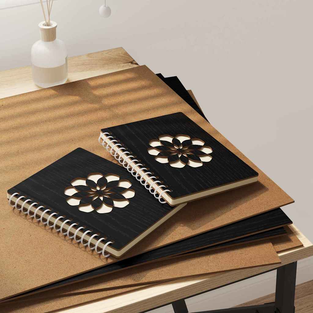 Decorpanelen 12 pcs Zwart Eiken 40 x 60 x 0.27 cm Bewerkt hout is nu te koop bij PeponiXL, paradijselijk wonen!
