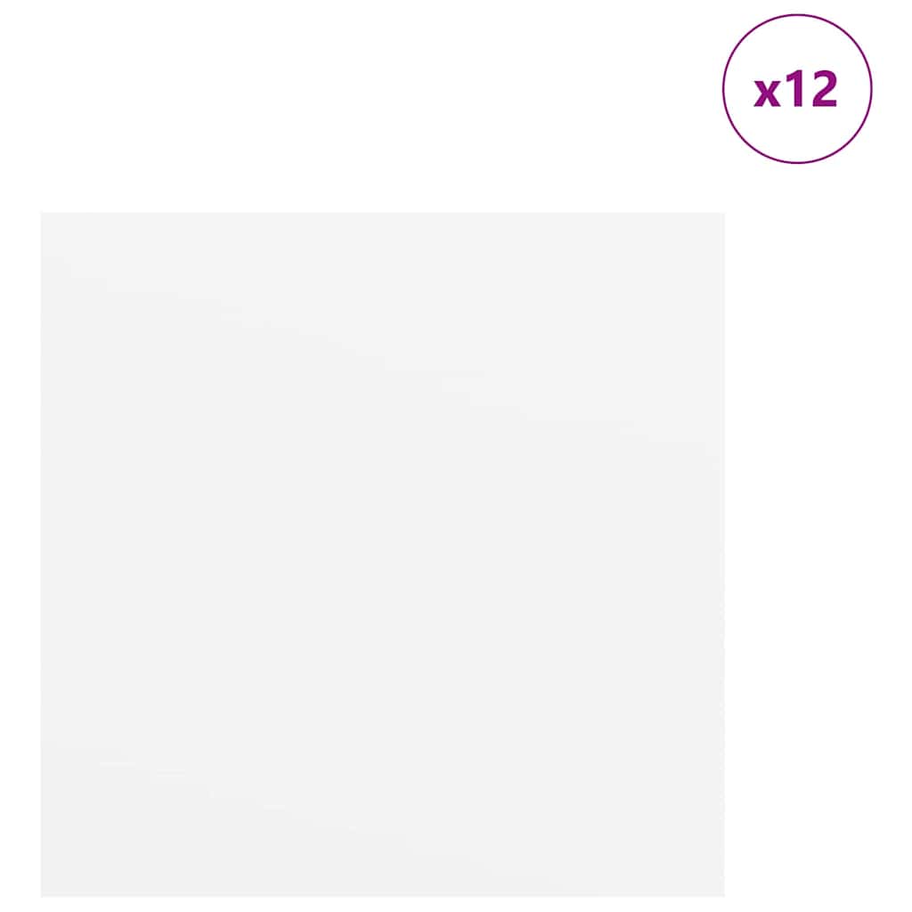 Decorpanelen 12 pcs Wit 30 x 30 x 0,27 cm Bewerkt hout is nu te koop bij PeponiXL, paradijselijk wonen!
