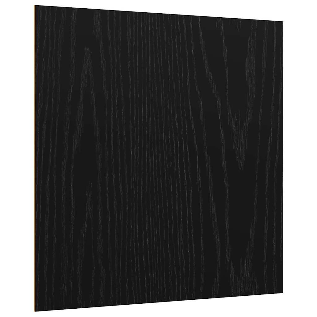 Decorpanelen 12 pcs Zwart Eiken 30 x 30 x 0,27 cm Bewerkt hout is nu te koop bij PeponiXL, paradijselijk wonen!