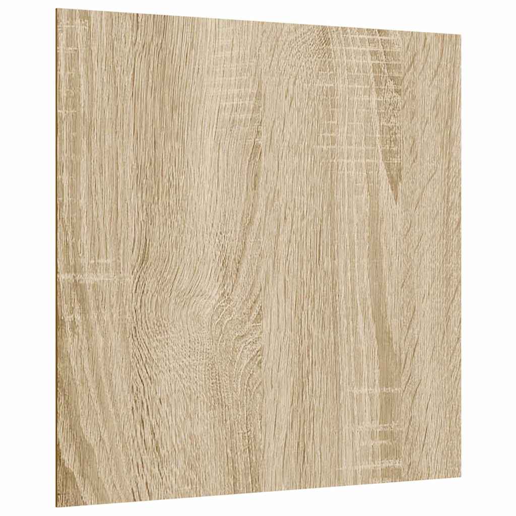 Decorpanelen 12 pcs Sonoma Eiken 30 x 30 x 0,27 cm Bewerkt hout is nu te koop bij PeponiXL, paradijselijk wonen!