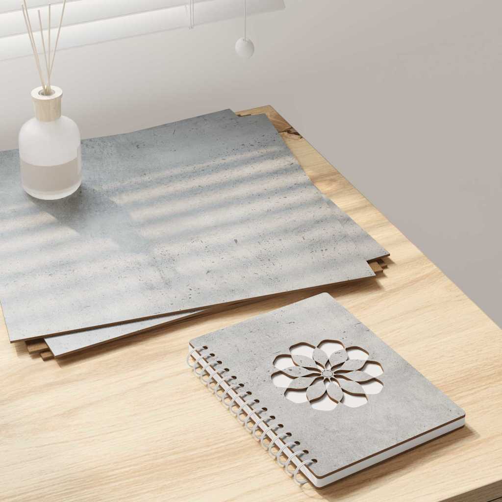 Decorpanelen 50 pcs Beton Grijs 30 x 30 x 0,27 cm Bewerkt hout is nu te koop bij PeponiXL, paradijselijk wonen!