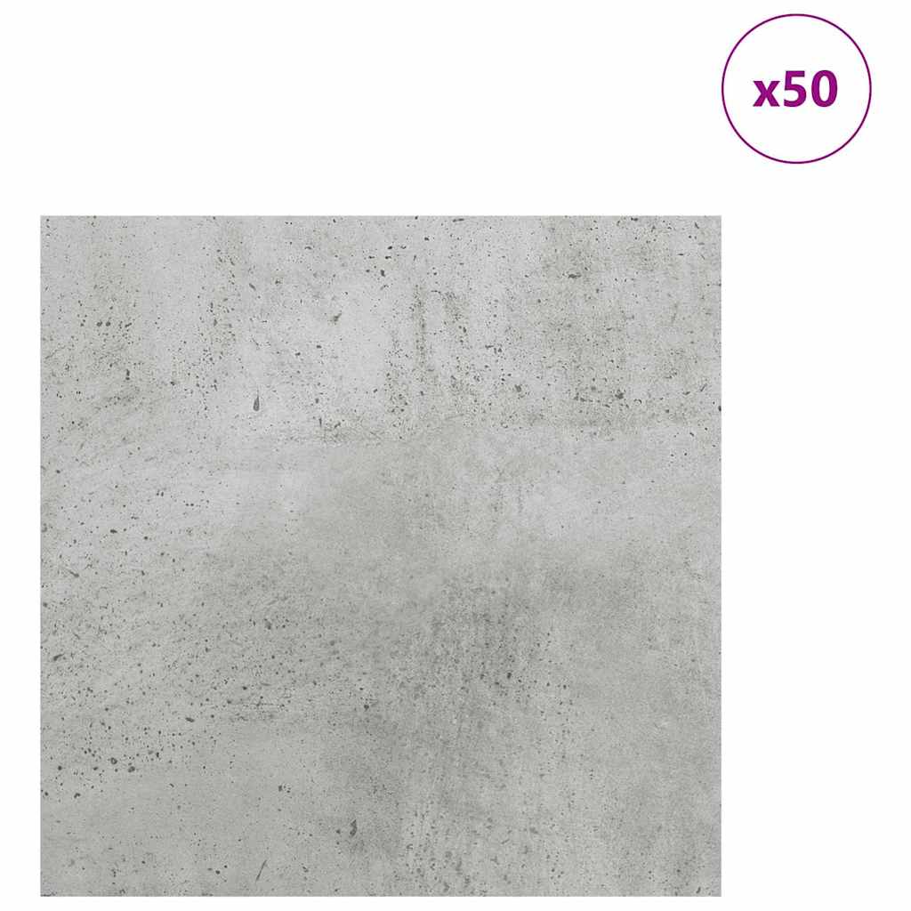 Decorpanelen 50 pcs Beton Grijs 30 x 30 x 0,27 cm Bewerkt hout is nu te koop bij PeponiXL, paradijselijk wonen!