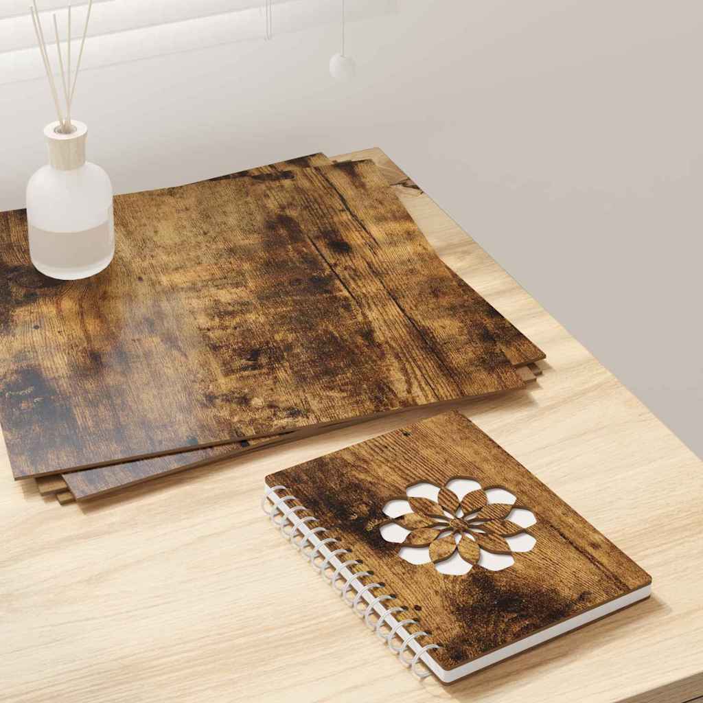 Decorpanelen 50 pcs Gerookt eiken 30 x 30 x 0,27 cm is nu te koop bij PeponiXL, paradijselijk wonen!