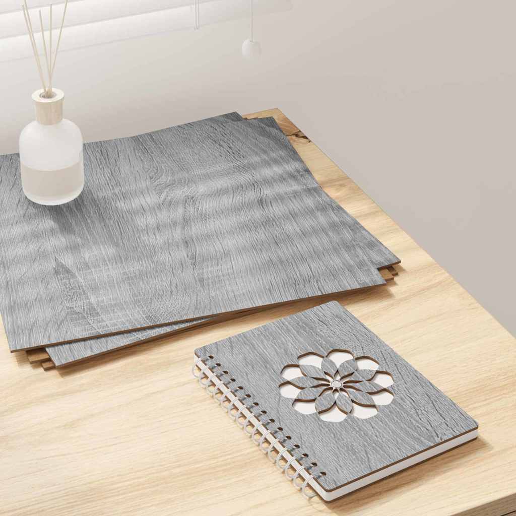 Decorpanelen 12 pcs Grijs Sonoma 30 x 30 x 0,27 cm Bewerkt hout is nu te koop bij PeponiXL, paradijselijk wonen!