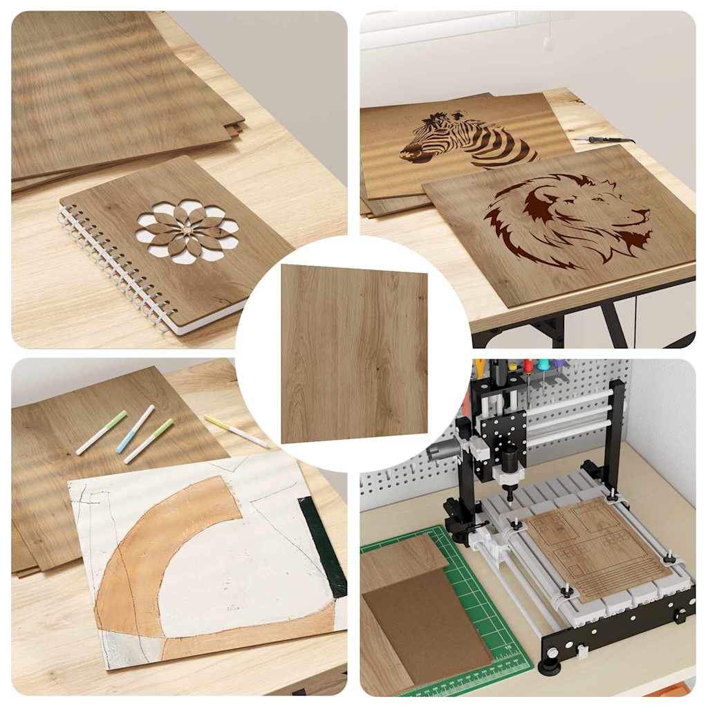 Decorpanelen 50 pcs Artisan Eiken 30 x 30 x 0,27 cm is nu te koop bij PeponiXL, paradijselijk wonen!