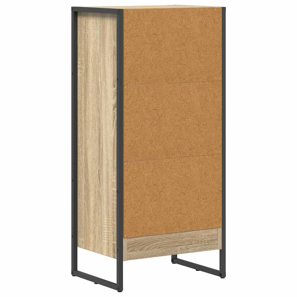Boekenkast Sonoma 80 x 30 x 155 cm Bewerkt hout is nu te koop bij PeponiXL, paradijselijk wonen!