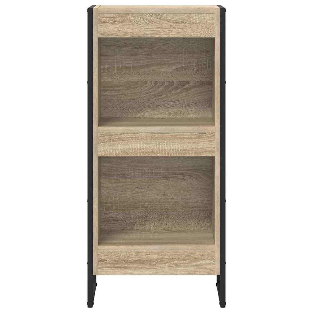 Boekenkast Sonoma 80 x 30 x 155 cm Bewerkt hout is nu te koop bij PeponiXL, paradijselijk wonen!
