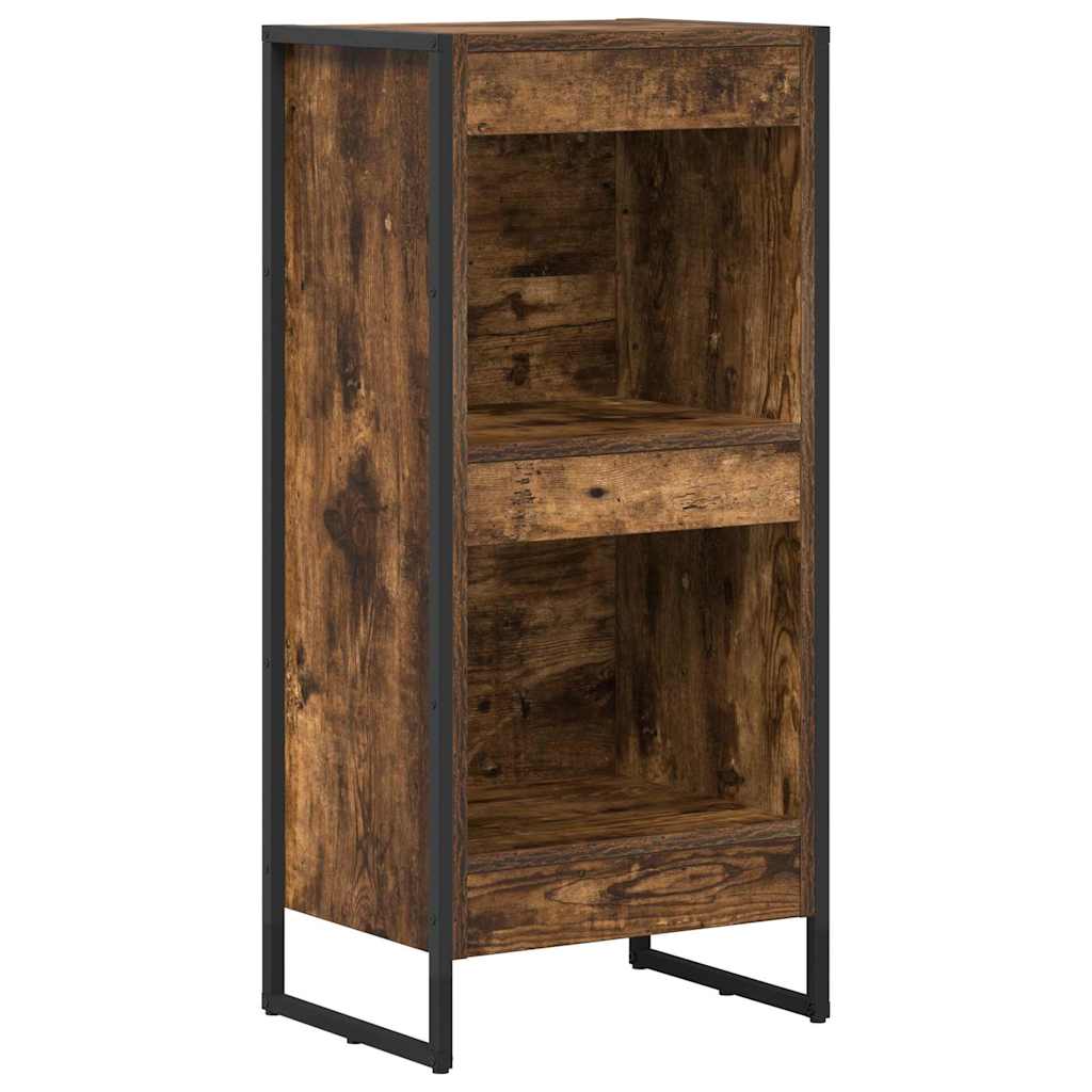 Boekenkast Rook Eik 80 x 30 x 155 cm Bewerkt hout is nu te koop bij PeponiXL, paradijselijk wonen!