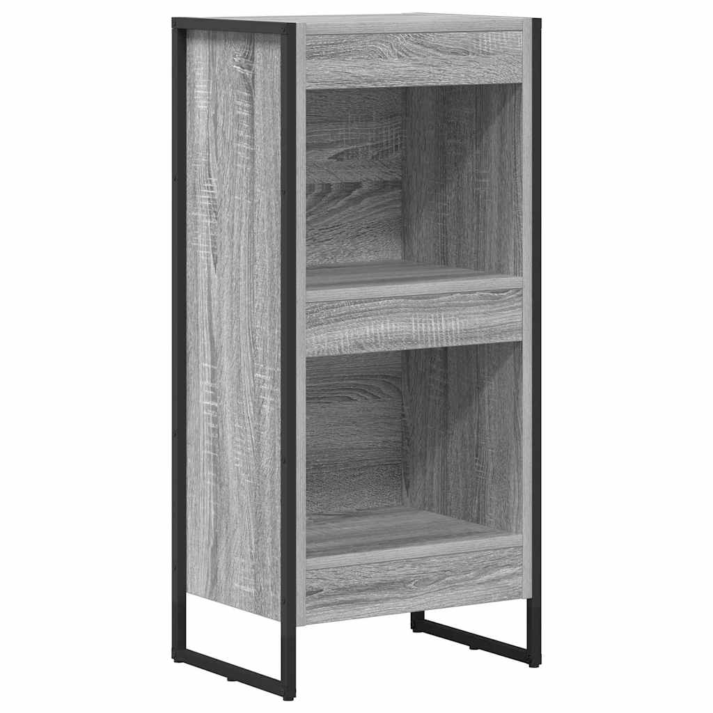 Boekenkast Grijs Sonoma 80 x 30 x 155 cm Bewerkt hout is nu te koop bij PeponiXL, paradijselijk wonen!