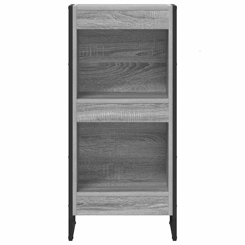 Boekenkast Grijs Sonoma 80 x 30 x 155 cm Bewerkt hout is nu te koop bij PeponiXL, paradijselijk wonen!