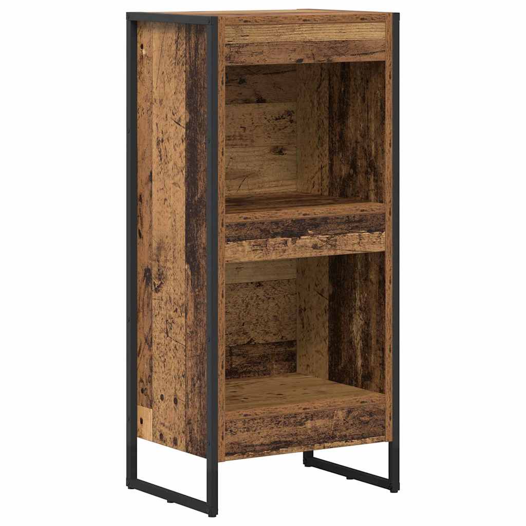 Boekenkast Oud Hout 80 x 30 x 155 cm Bewerkt hout is nu te koop bij PeponiXL, paradijselijk wonen!