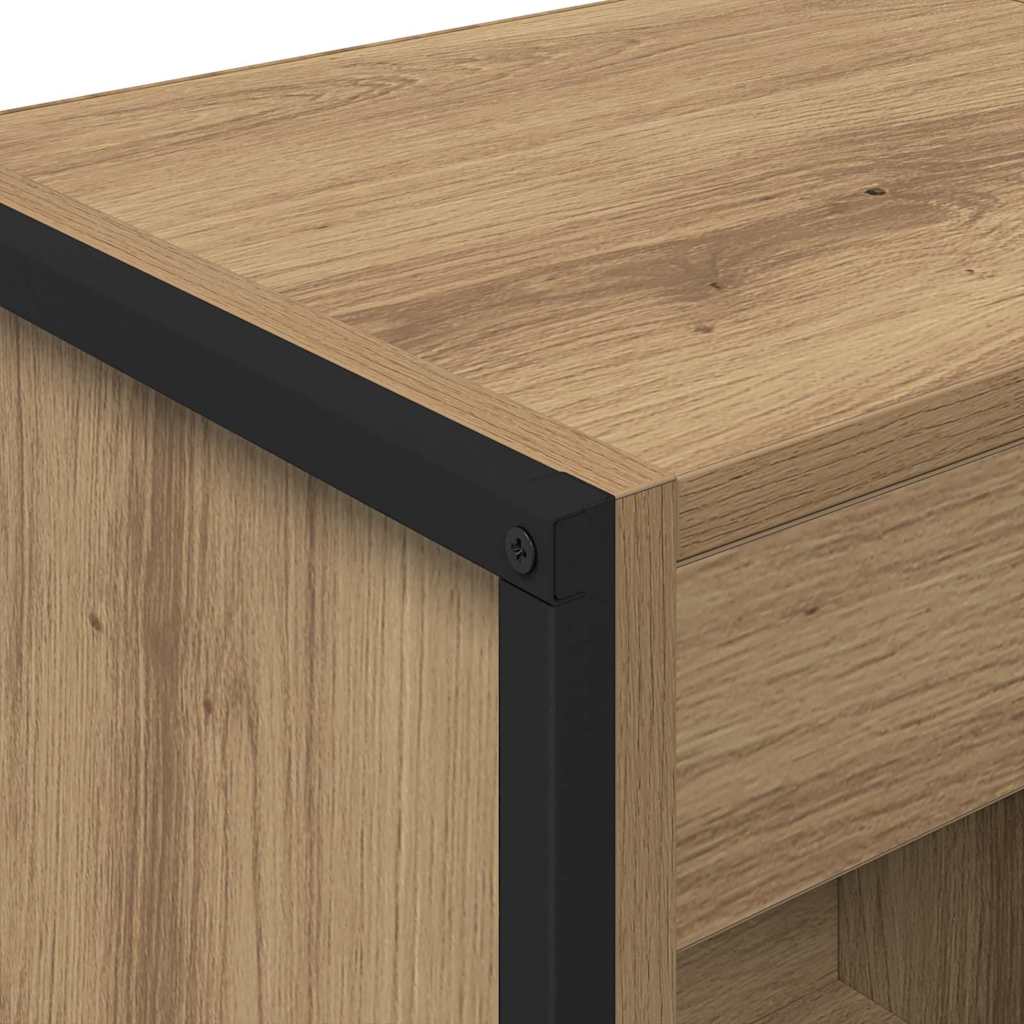 Boekenkast Ambachtelijk eiken 80 x 30 x 155 cm Bewerkt hout is nu te koop bij PeponiXL, paradijselijk wonen!