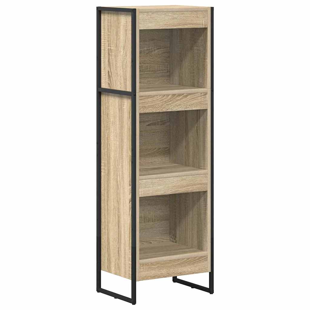 Boekenkast Sonoma 80 x 30 x 155 cm Bewerkt hout is nu te koop bij PeponiXL, paradijselijk wonen!