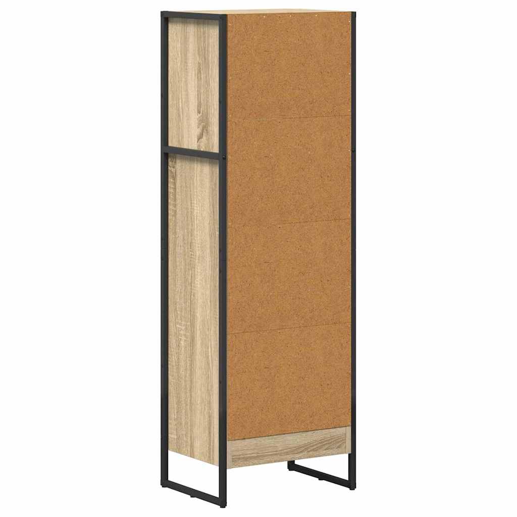 Boekenkast Sonoma 80 x 30 x 155 cm Bewerkt hout is nu te koop bij PeponiXL, paradijselijk wonen!