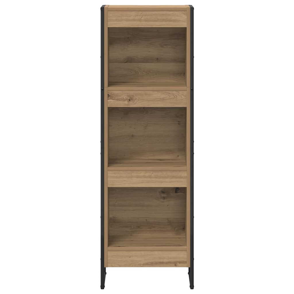 Boekenkast Ambachtelijk eiken 80 x 30 x 155 cm Bewerkt hout is nu te koop bij PeponiXL, paradijselijk wonen!