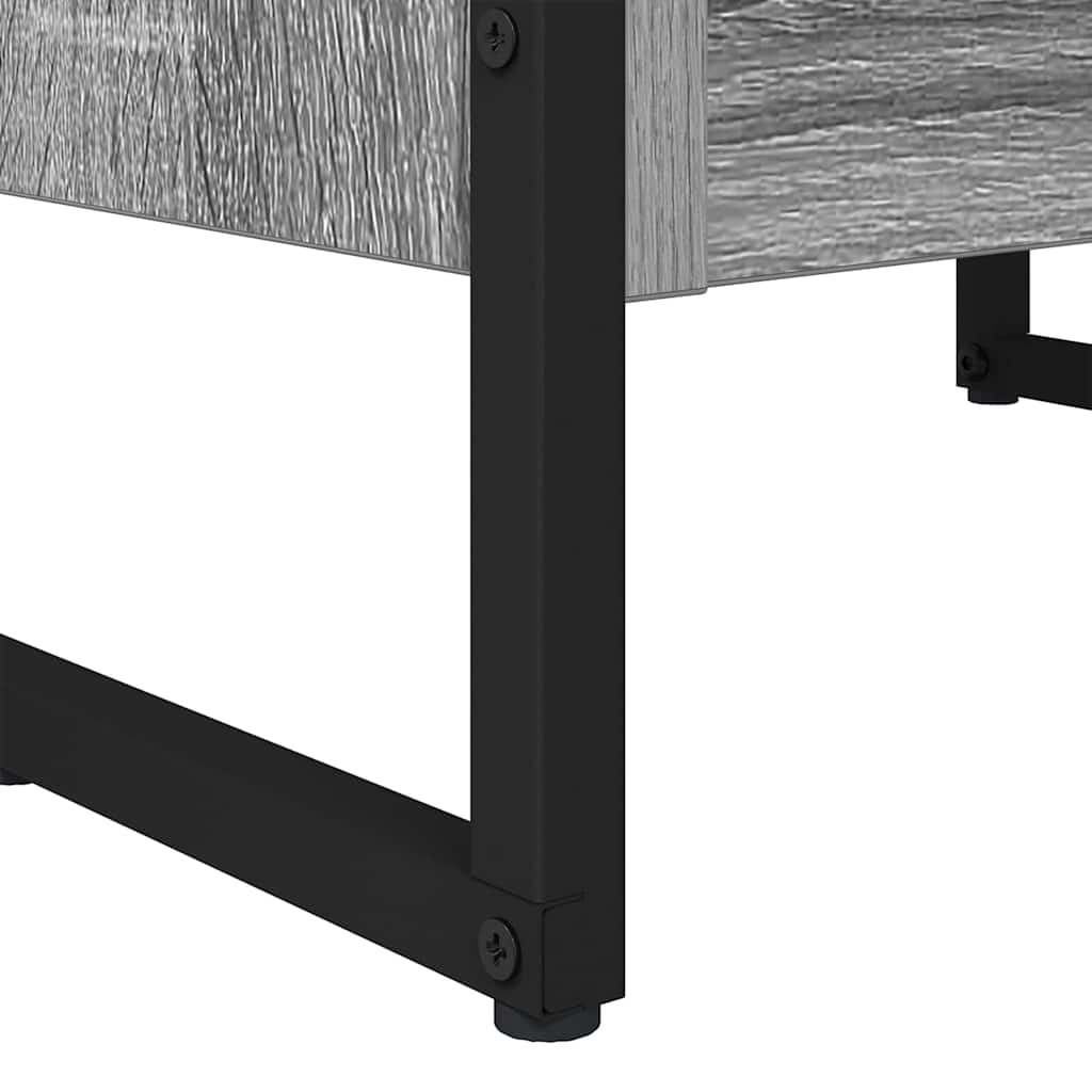 Boekenkast Grijs Sonoma 80 x 30 x 155 cm Bewerkt hout is nu te koop bij PeponiXL, paradijselijk wonen!