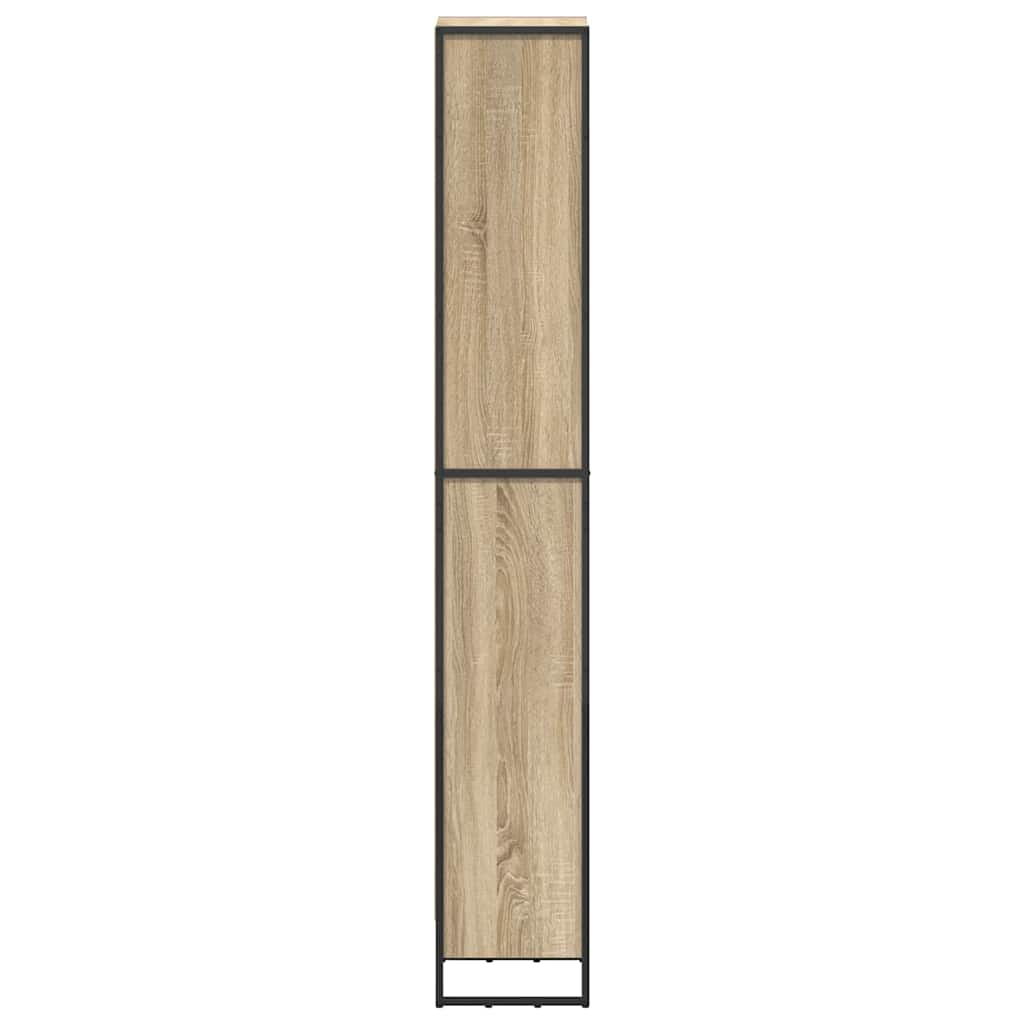 Boekenkast Sonoma 80 x 30 x 155 cm Bewerkt hout is nu te koop bij PeponiXL, paradijselijk wonen!