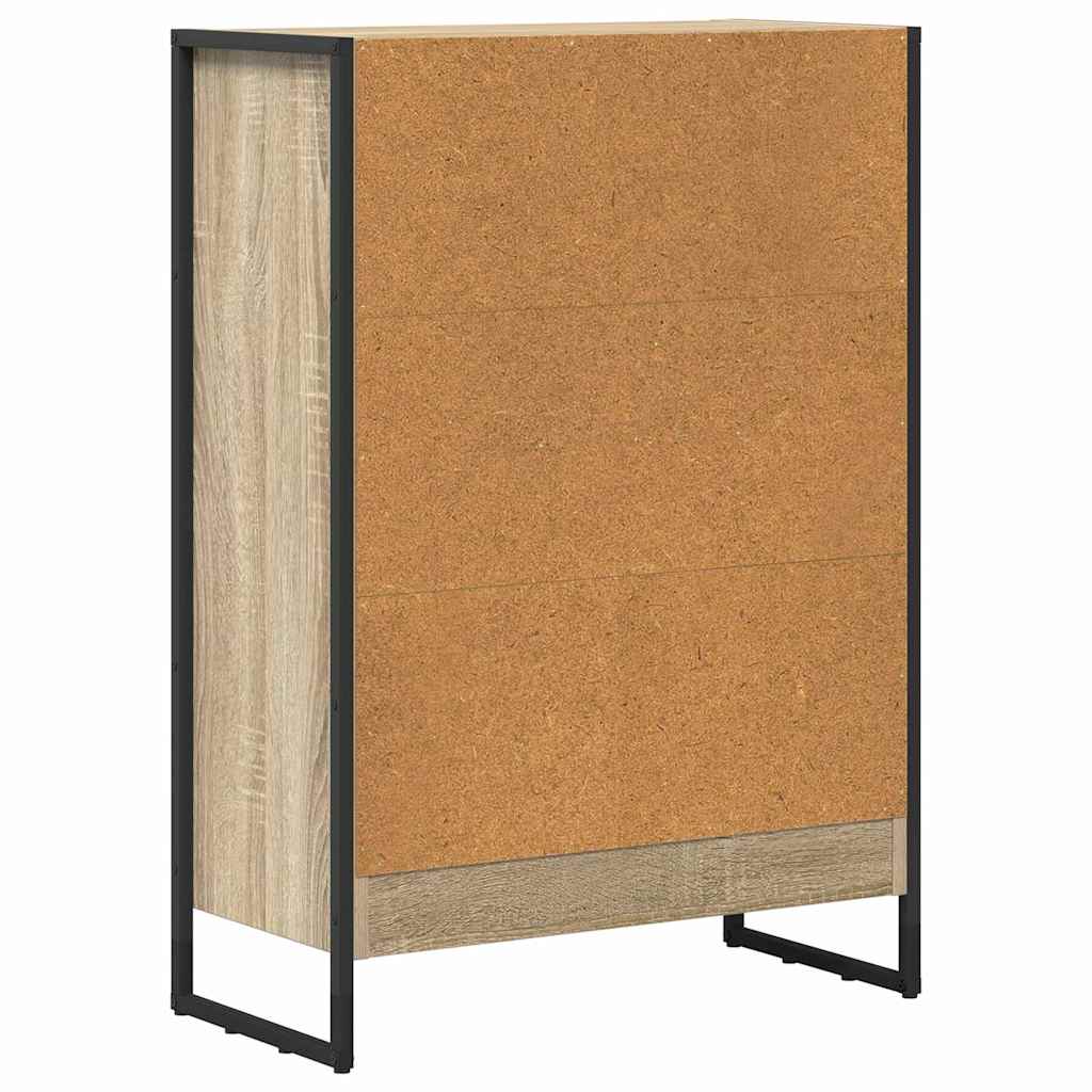Boekenkast Sonoma 80 x 30 x 155 cm Bewerkt hout is nu te koop bij PeponiXL, paradijselijk wonen!