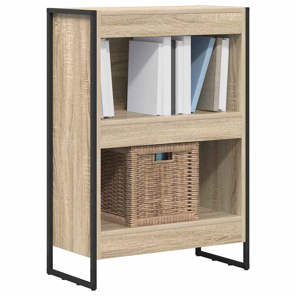 Boekenkast Sonoma 80 x 30 x 155 cm Bewerkt hout is nu te koop bij PeponiXL, paradijselijk wonen!