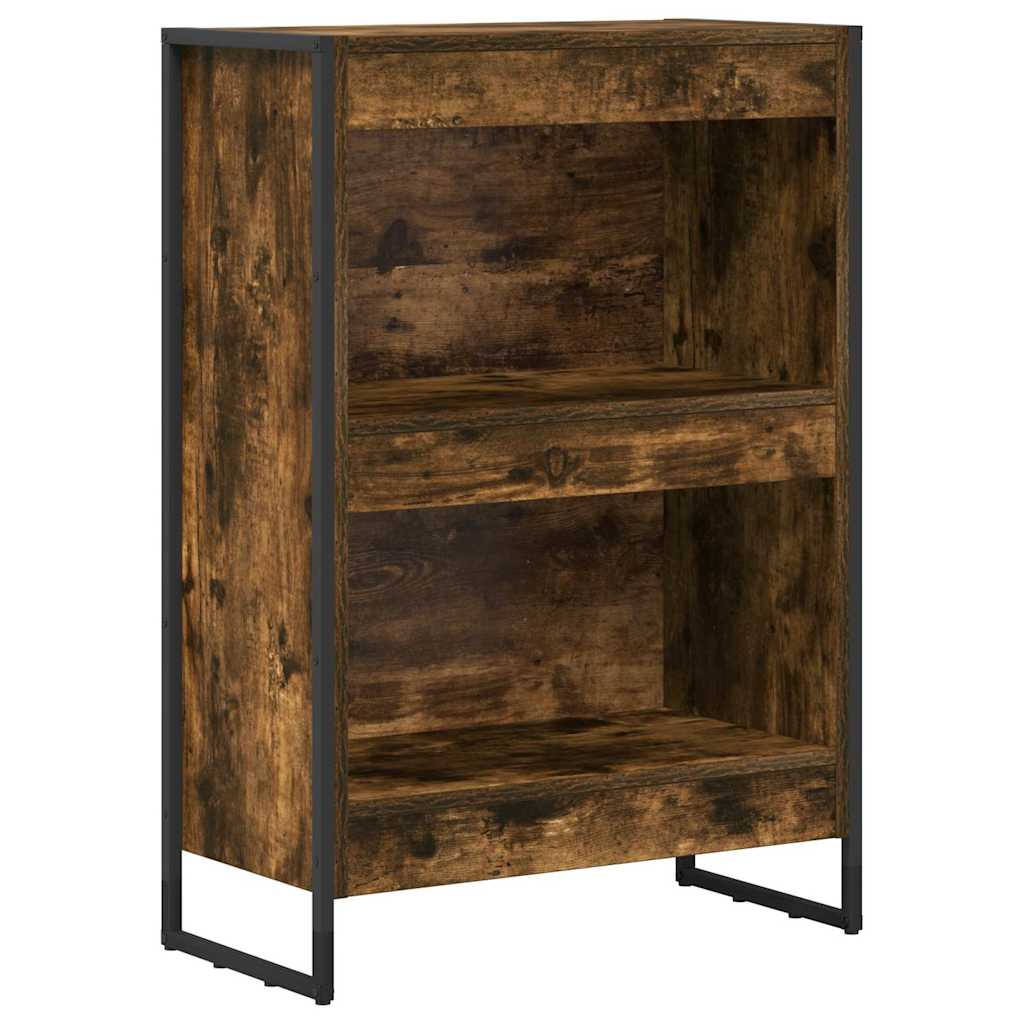 Boekenkast Rook Eik 80 x 30 x 155 cm Bewerkt hout is nu te koop bij PeponiXL, paradijselijk wonen!