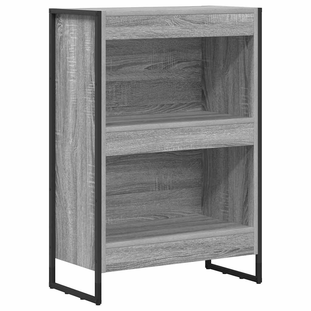Boekenkast Grijs Sonoma 80 x 30 x 155 cm Bewerkt hout is nu te koop bij PeponiXL, paradijselijk wonen!