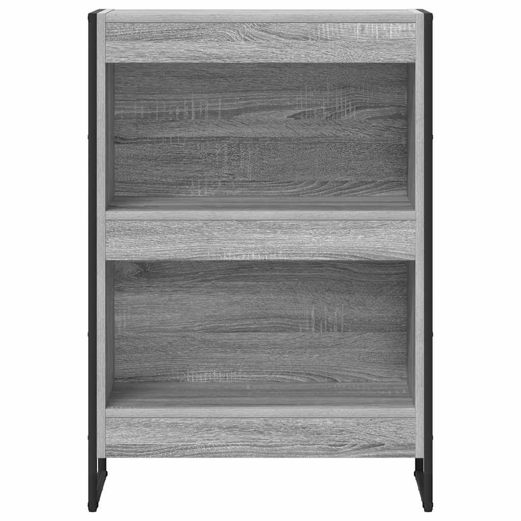 Boekenkast Grijs Sonoma 80 x 30 x 155 cm Bewerkt hout is nu te koop bij PeponiXL, paradijselijk wonen!