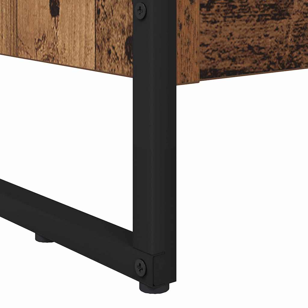 Boekenkast Oud Hout 80 x 30 x 155 cm Bewerkt hout is nu te koop bij PeponiXL, paradijselijk wonen!