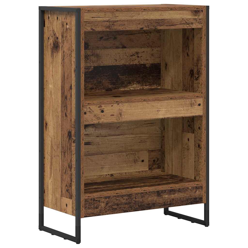 Boekenkast Oud Hout 80 x 30 x 155 cm Bewerkt hout is nu te koop bij PeponiXL, paradijselijk wonen!