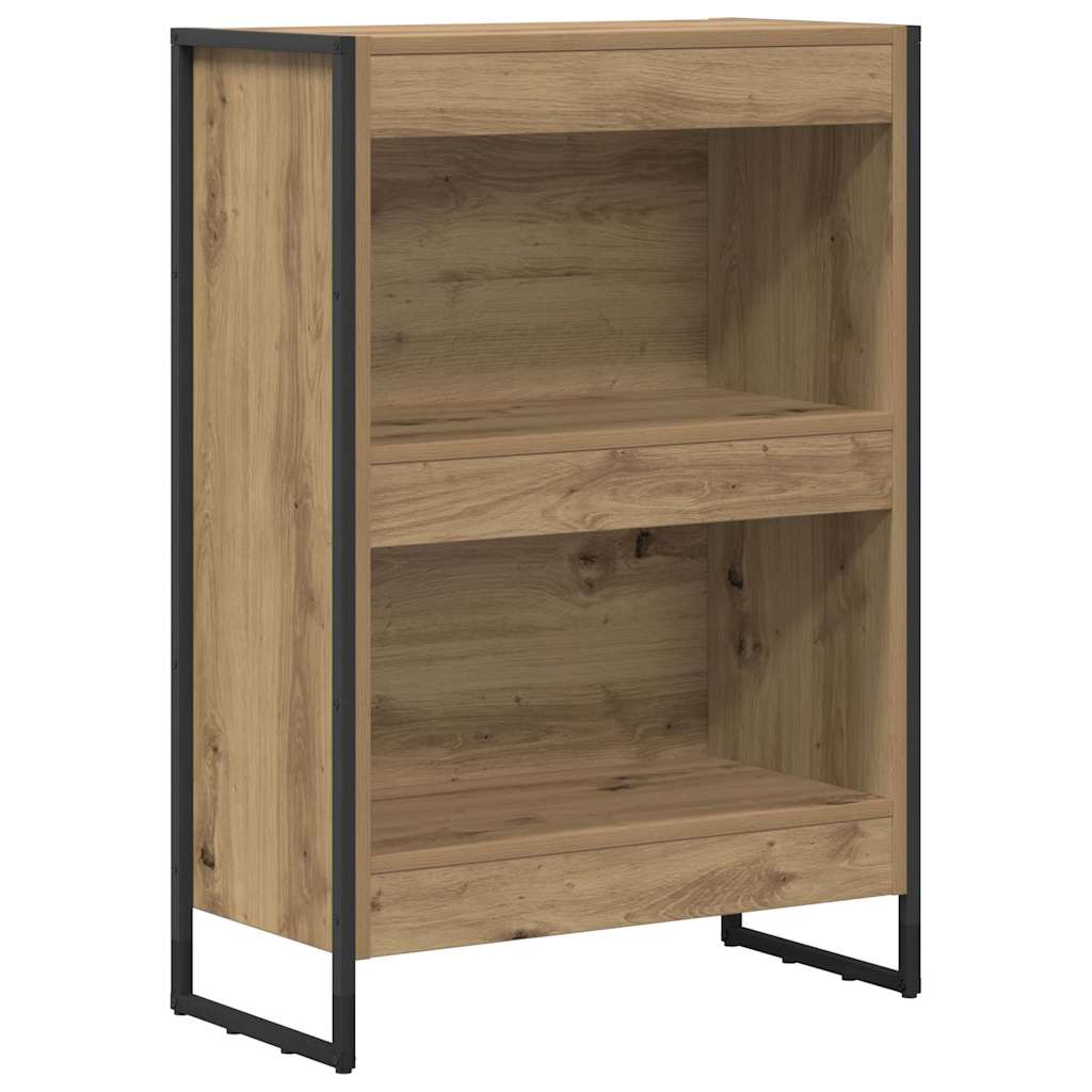 Boekenkast Ambachtelijk eiken 80 x 30 x 155 cm Bewerkt hout is nu te koop bij PeponiXL, paradijselijk wonen!