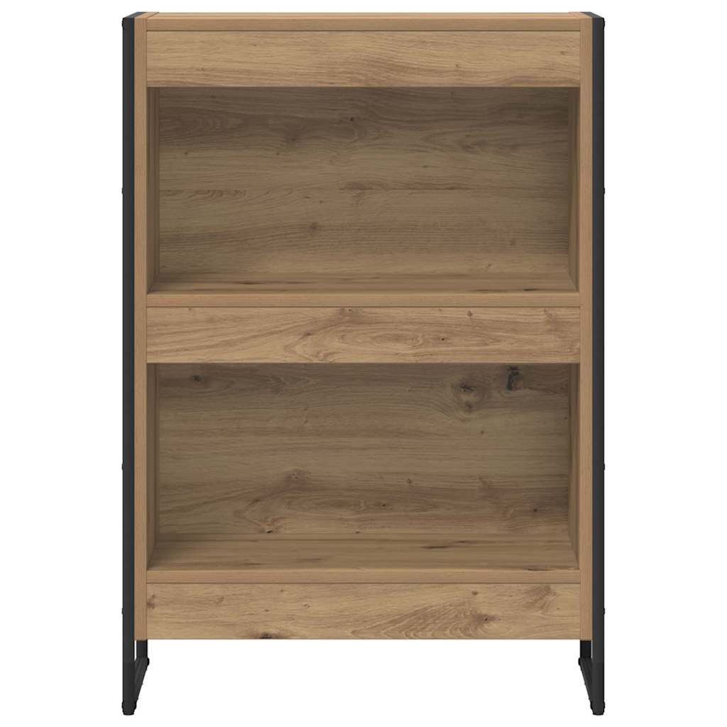 Boekenkast Ambachtelijk eiken 80 x 30 x 155 cm Bewerkt hout is nu te koop bij PeponiXL, paradijselijk wonen!