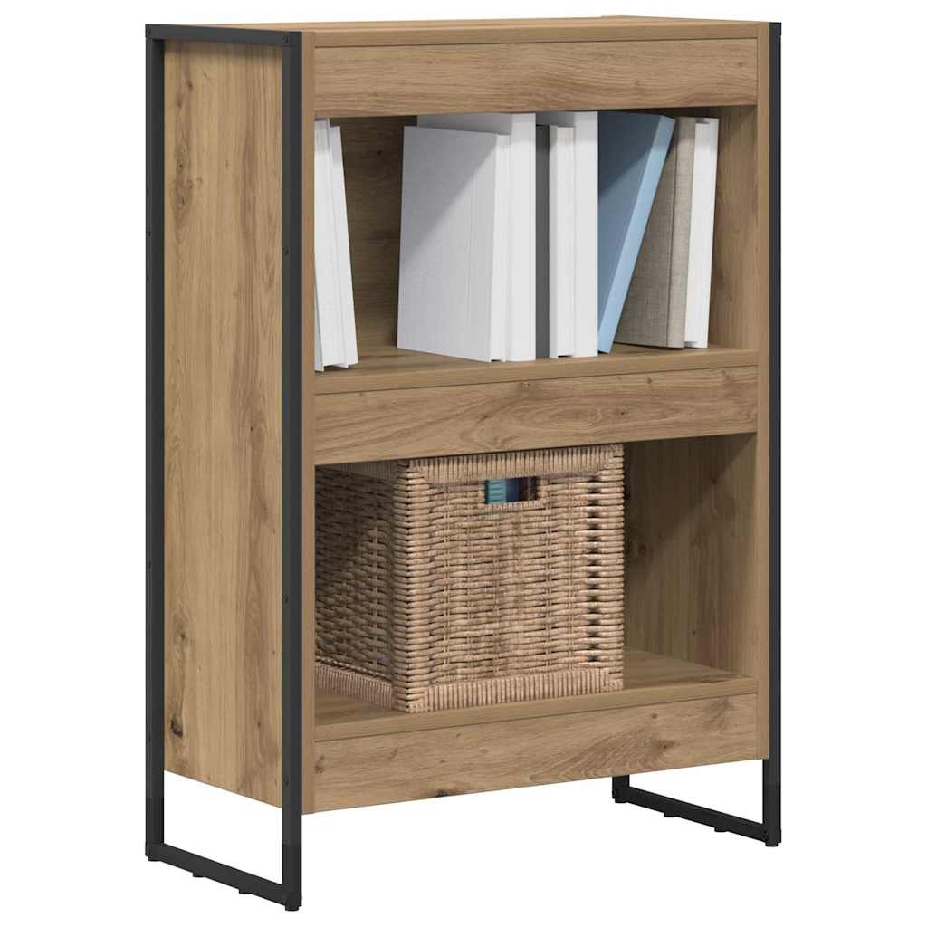 Boekenkast Ambachtelijk eiken 80 x 30 x 155 cm Bewerkt hout is nu te koop bij PeponiXL, paradijselijk wonen!
