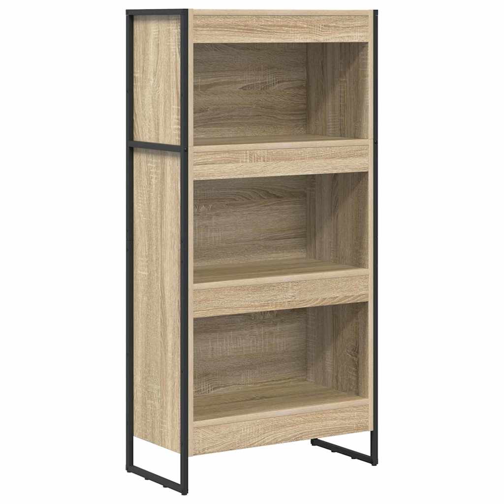Boekenkast Sonoma 80 x 30 x 155 cm Bewerkt hout is nu te koop bij PeponiXL, paradijselijk wonen!