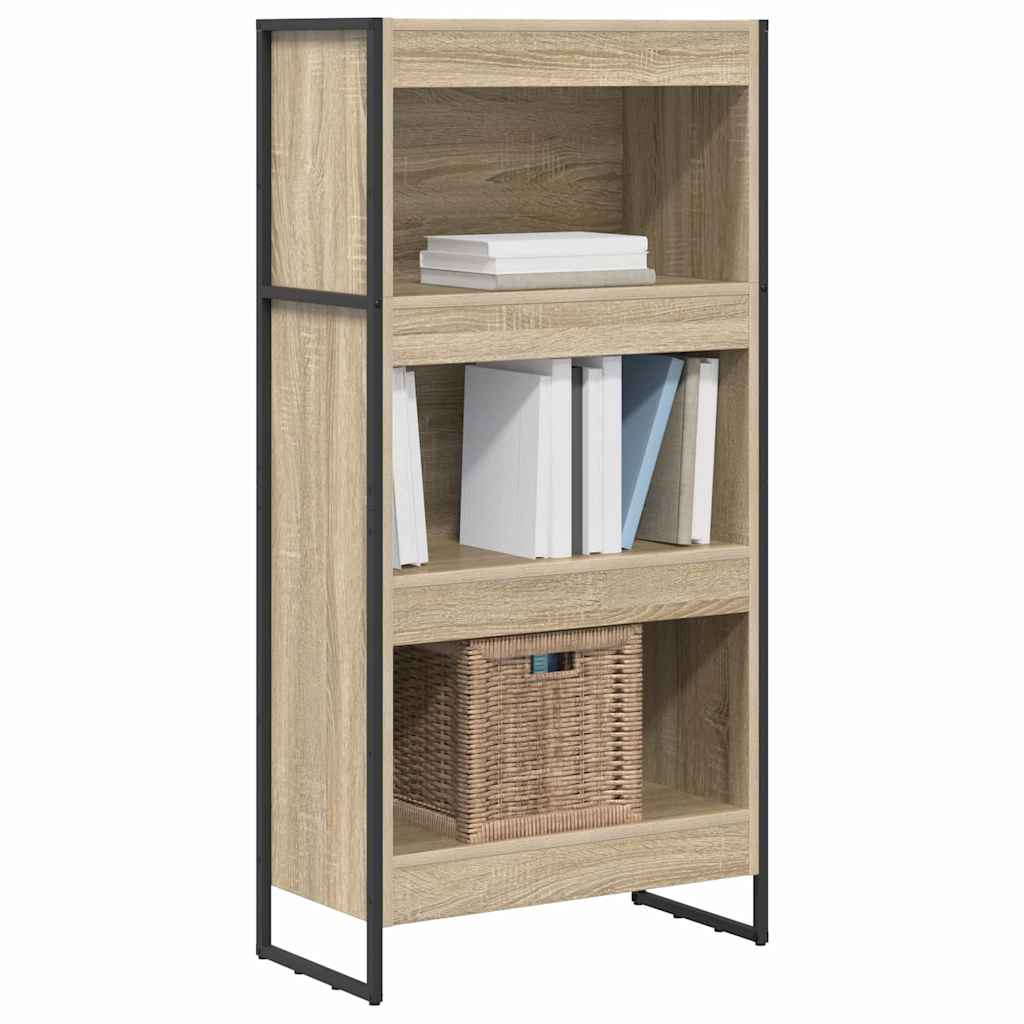 Boekenkast Sonoma 80 x 30 x 155 cm Bewerkt hout is nu te koop bij PeponiXL, paradijselijk wonen!