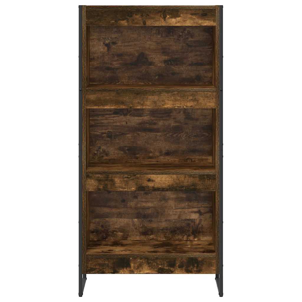 Boekenkast Rook Eik 80 x 30 x 155 cm Bewerkt hout is nu te koop bij PeponiXL, paradijselijk wonen!