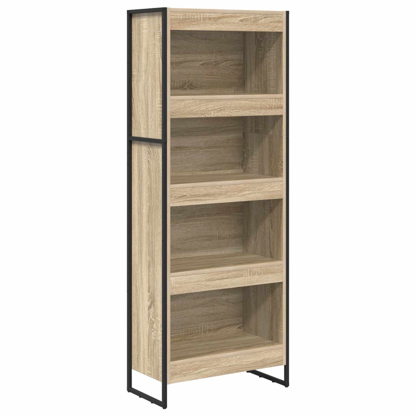 Boekenkast Sonoma 80 x 30 x 155 cm Bewerkt hout is nu te koop bij PeponiXL, paradijselijk wonen!