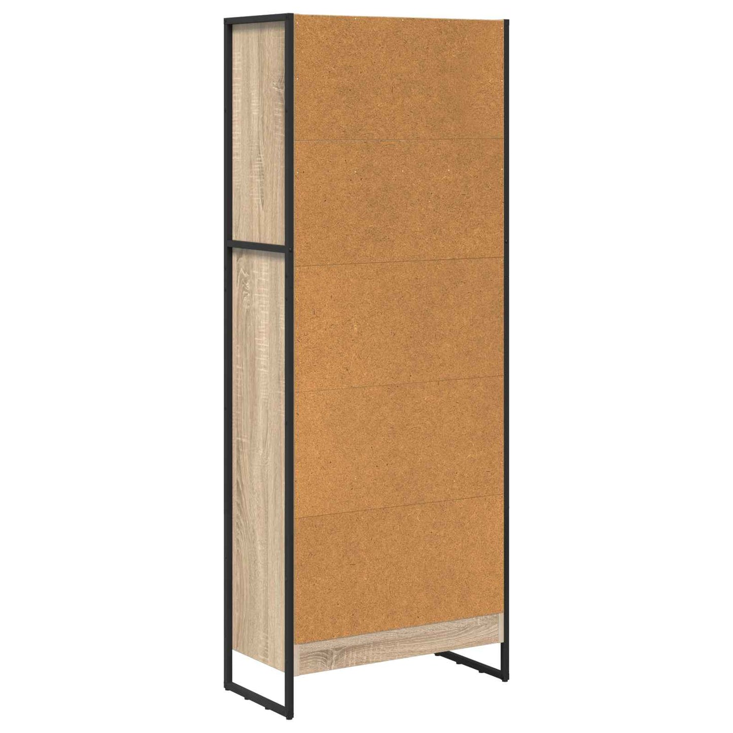 Boekenkast Sonoma 80 x 30 x 155 cm Bewerkt hout is nu te koop bij PeponiXL, paradijselijk wonen!